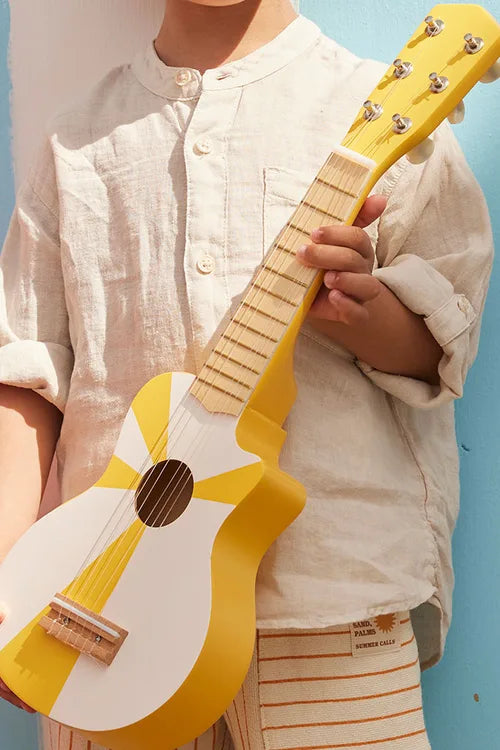 KidsConcept - Toy guitar yellow white