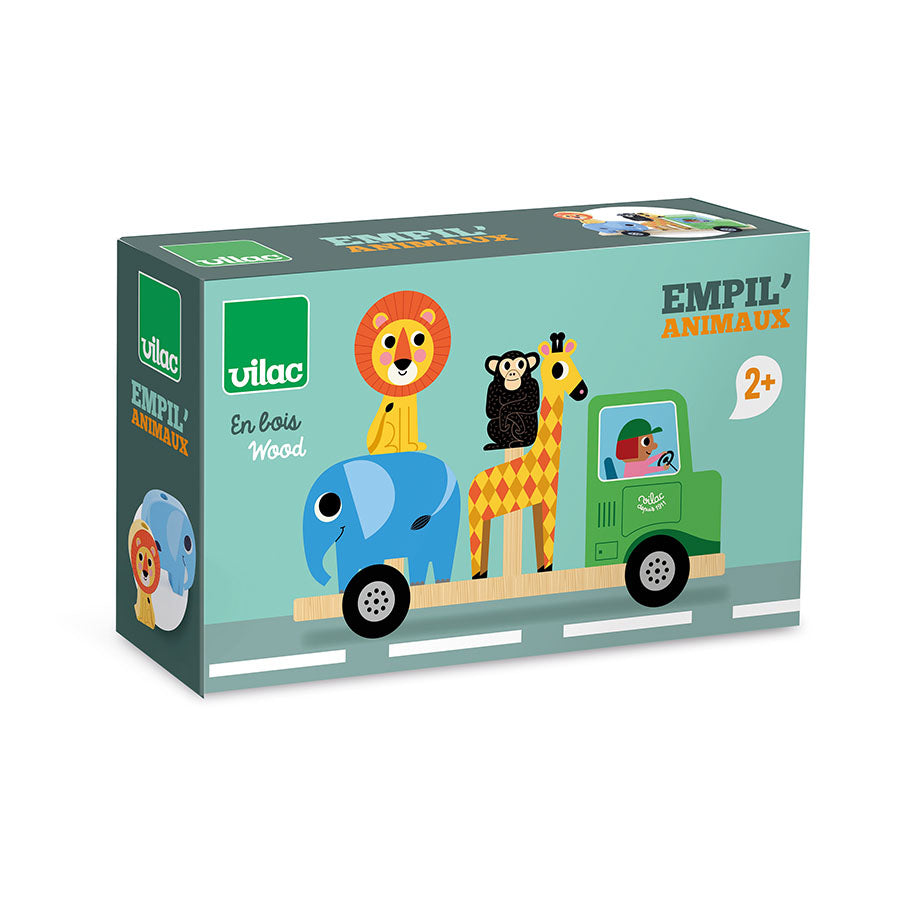 Vilac - Truck and trailer with 4 animals