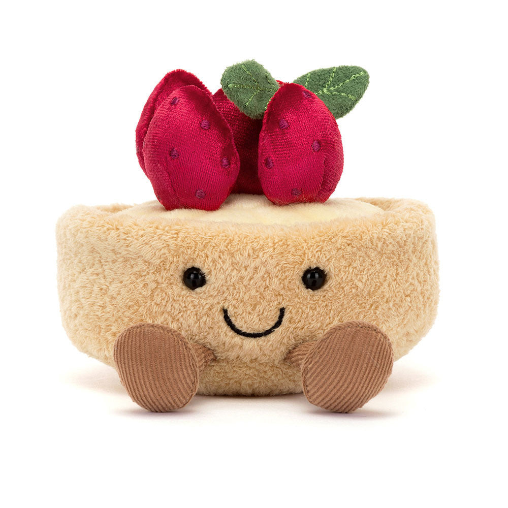 JellyCat - Amuseables Fleurette Tarte Aux Fraises