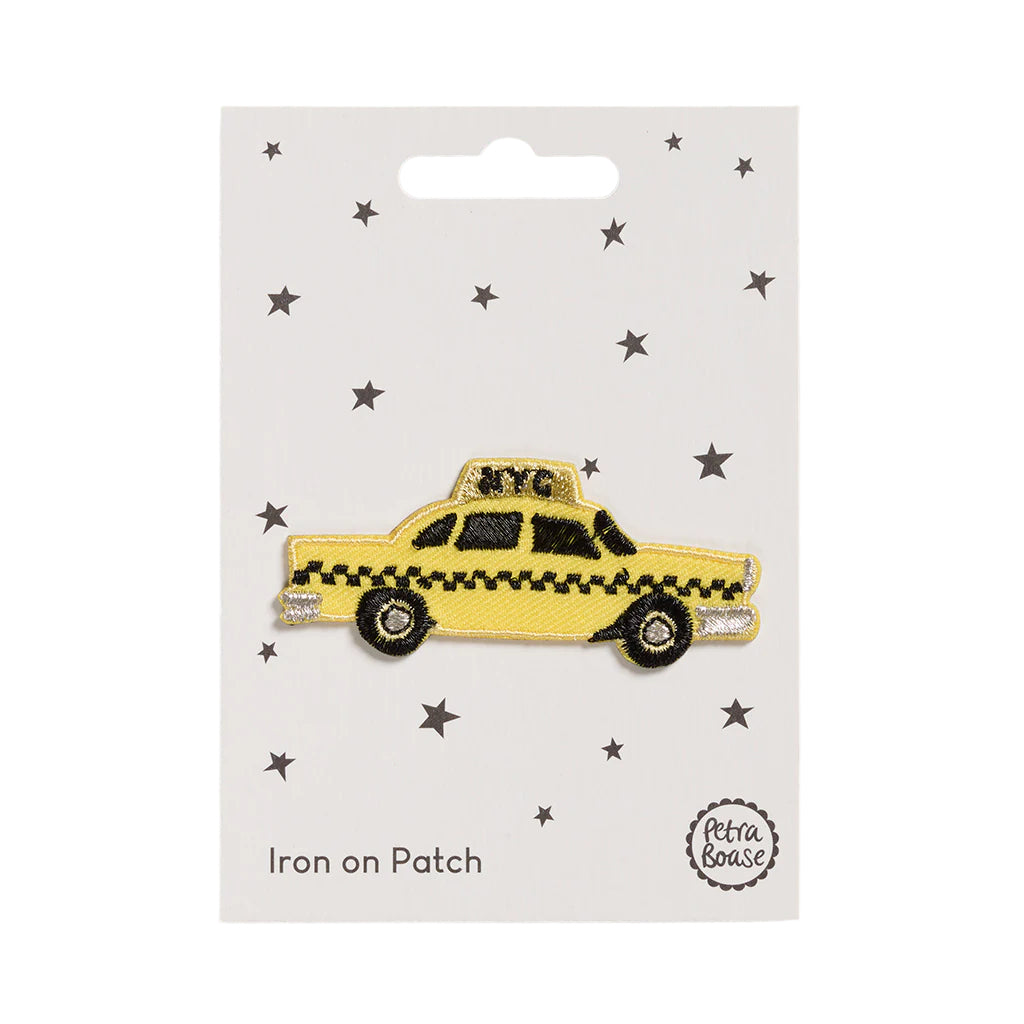 Petra Boase - Iron on Patch NY Taxi