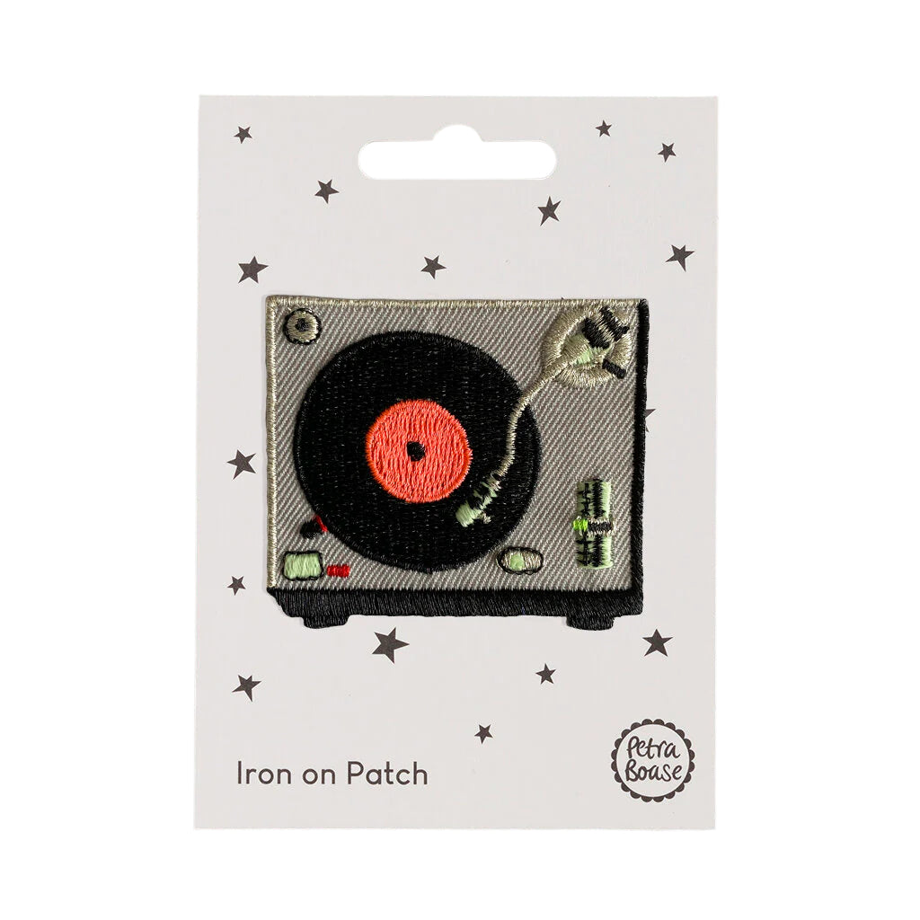 Petra Boase - Iron on Patch Record player