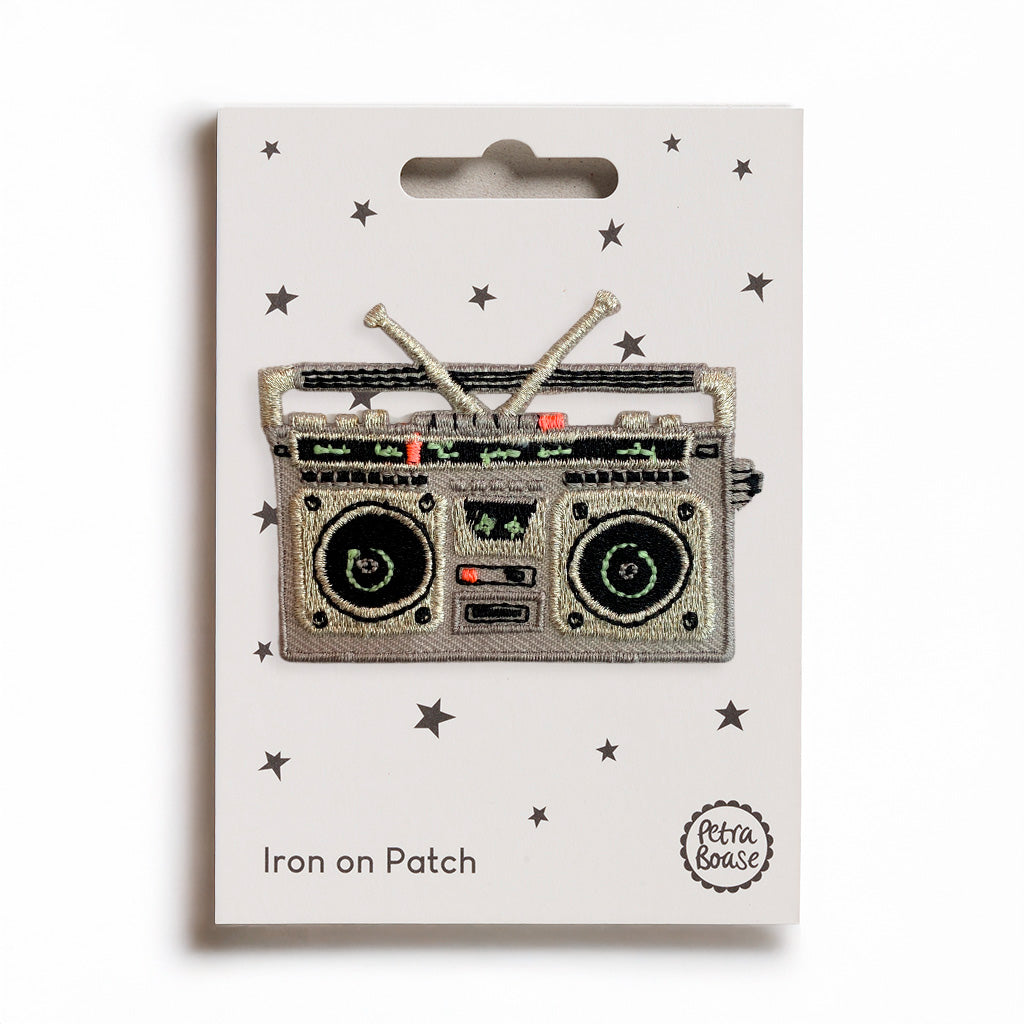 Petra Boase - Iron on Patch Boom Box
