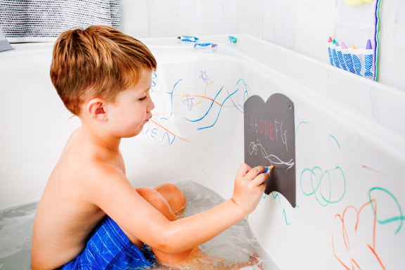 Kitpas - Rice Bran Wax Bath Crayons 3 Colors Fish