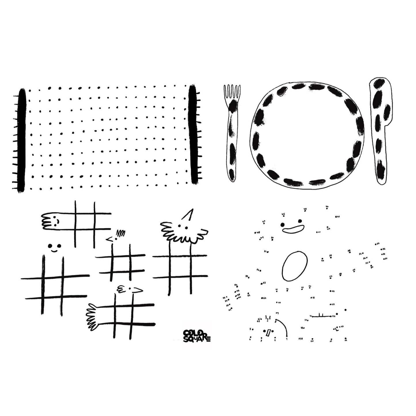 Color Square "Activities placemats"