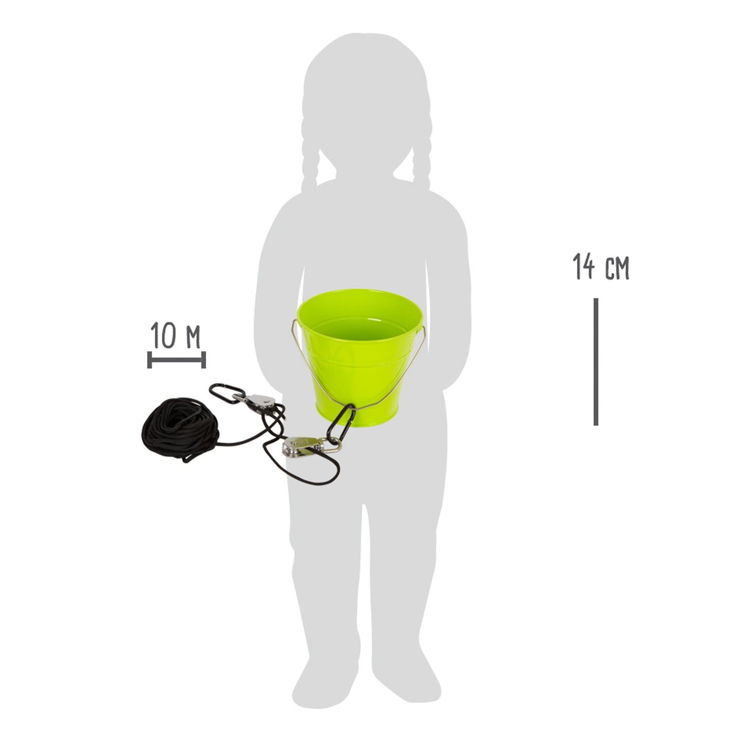 Small foot - Pulley with Bucket