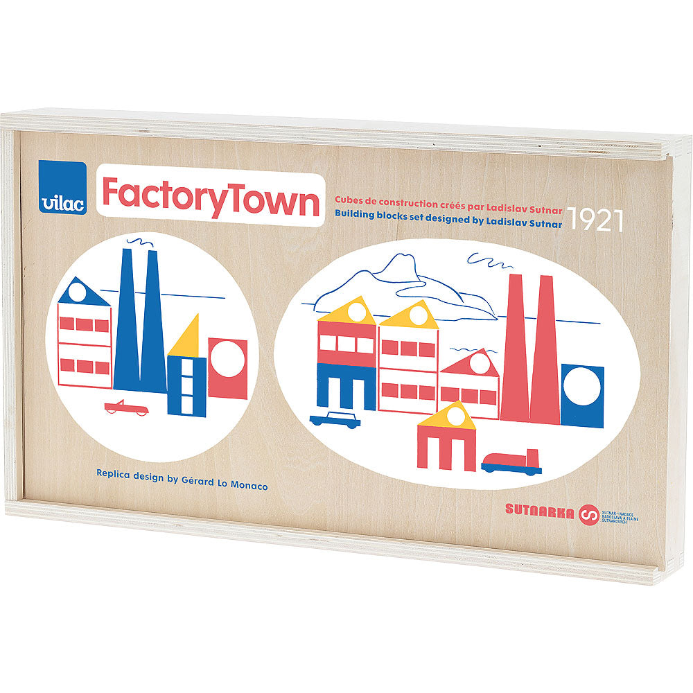 Vilac - Factory Town cubes Ladislav Sutnar