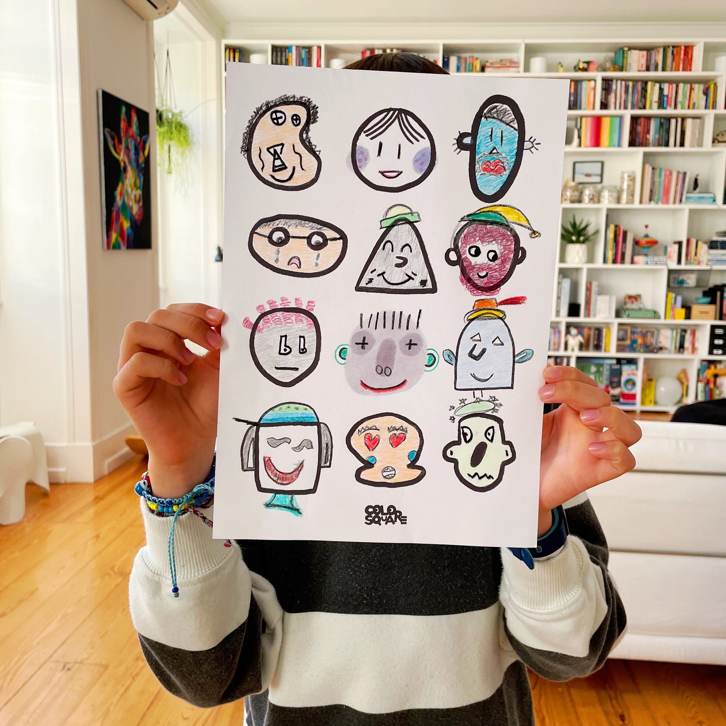 Color Square "Faces and emotions"