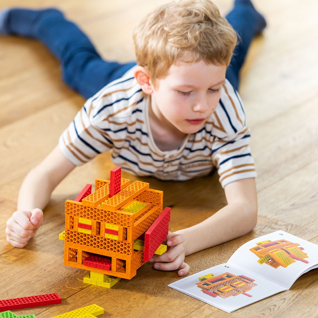 Bioblo - Colour Combo "Rusty Robo" with 40 blocks