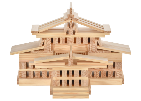 Kapla - Box 200 natural planks