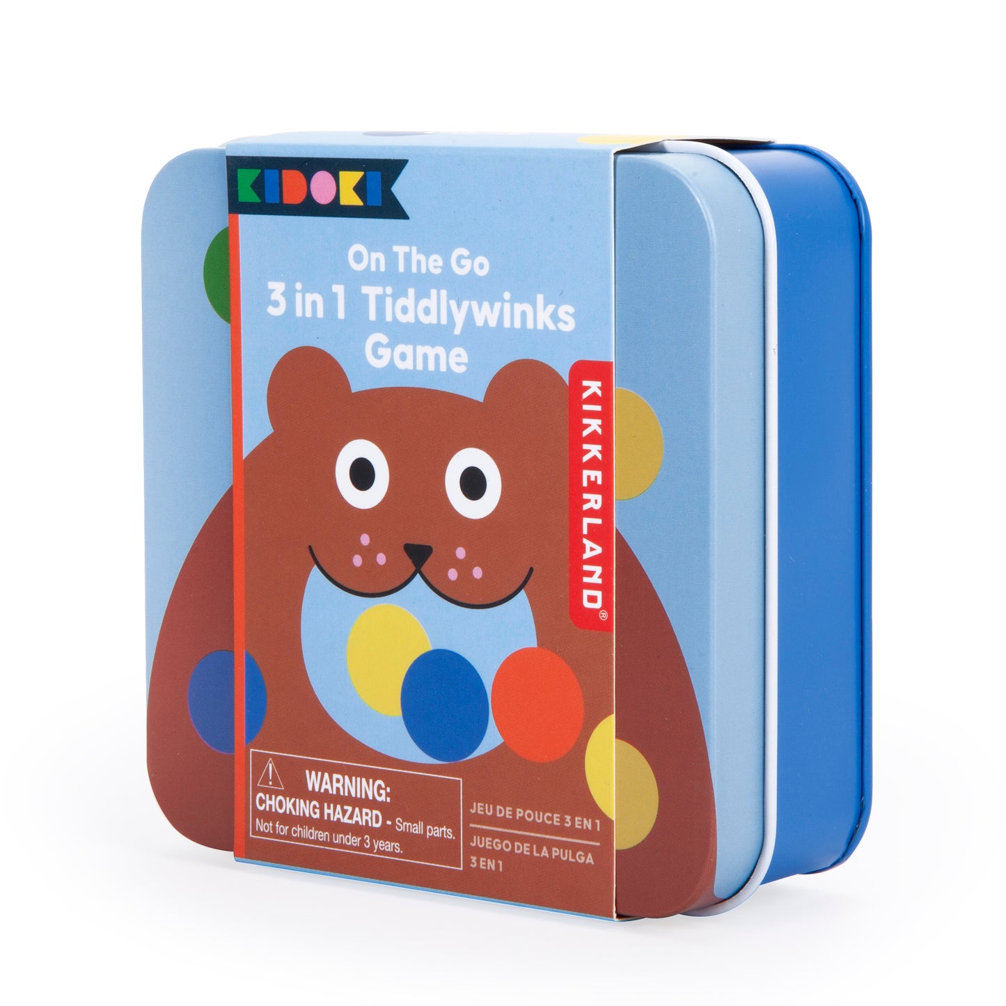 Kikkerland - Kidoki On the go 3 in 1 Tiddlywinnks game