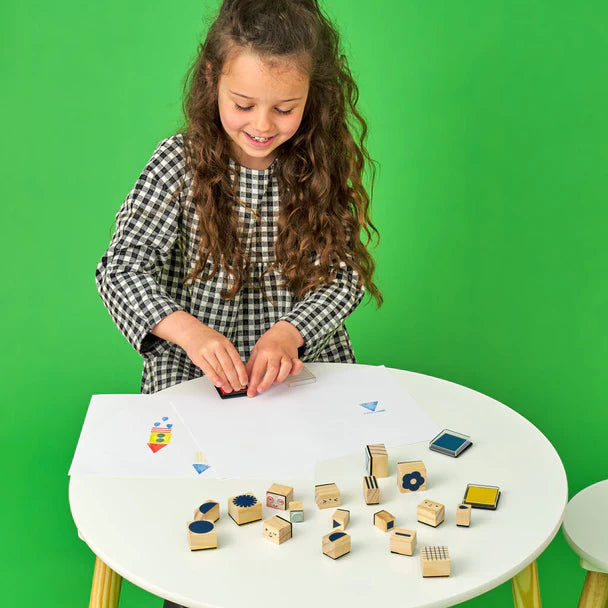 Kikkerland - Kidoki Make, create & play stamp it! Set