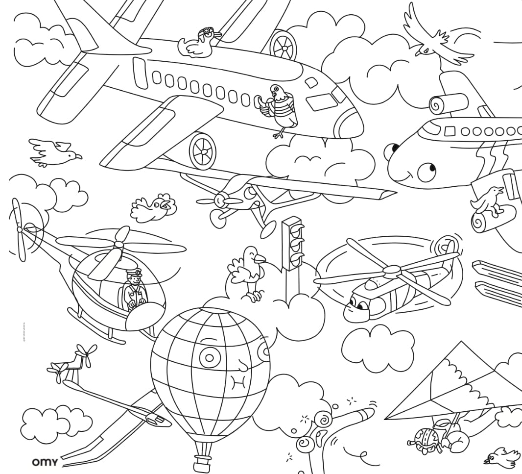 Omy - Vroom vroom - paper placemats