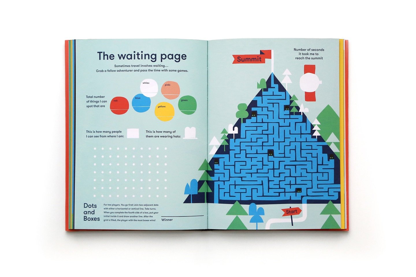 Go! Blue : A Kids' Interactive Travel Diary and Journal