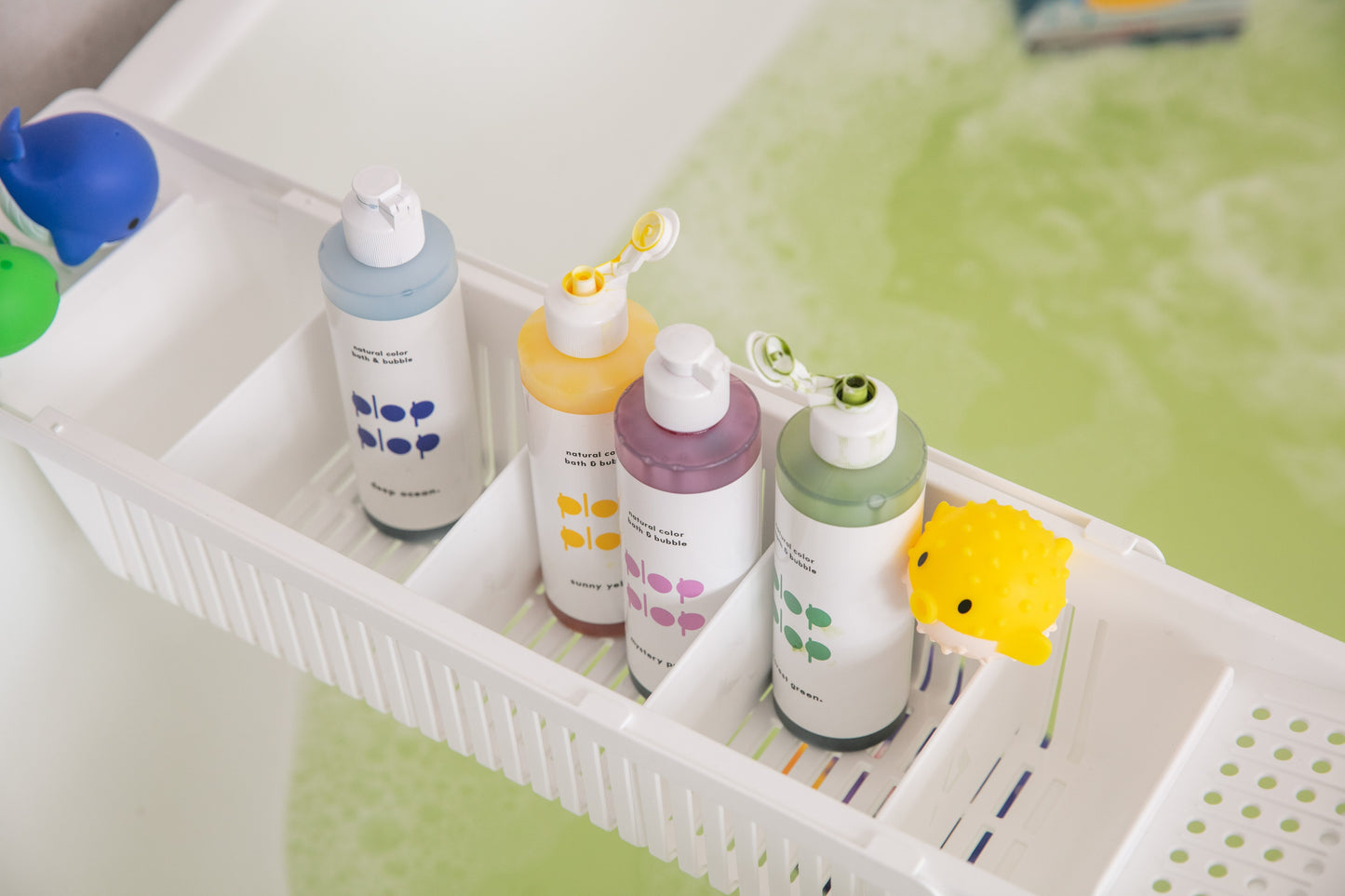 Nahthing Project - Plop Plop natural color bubble bath ocean blue