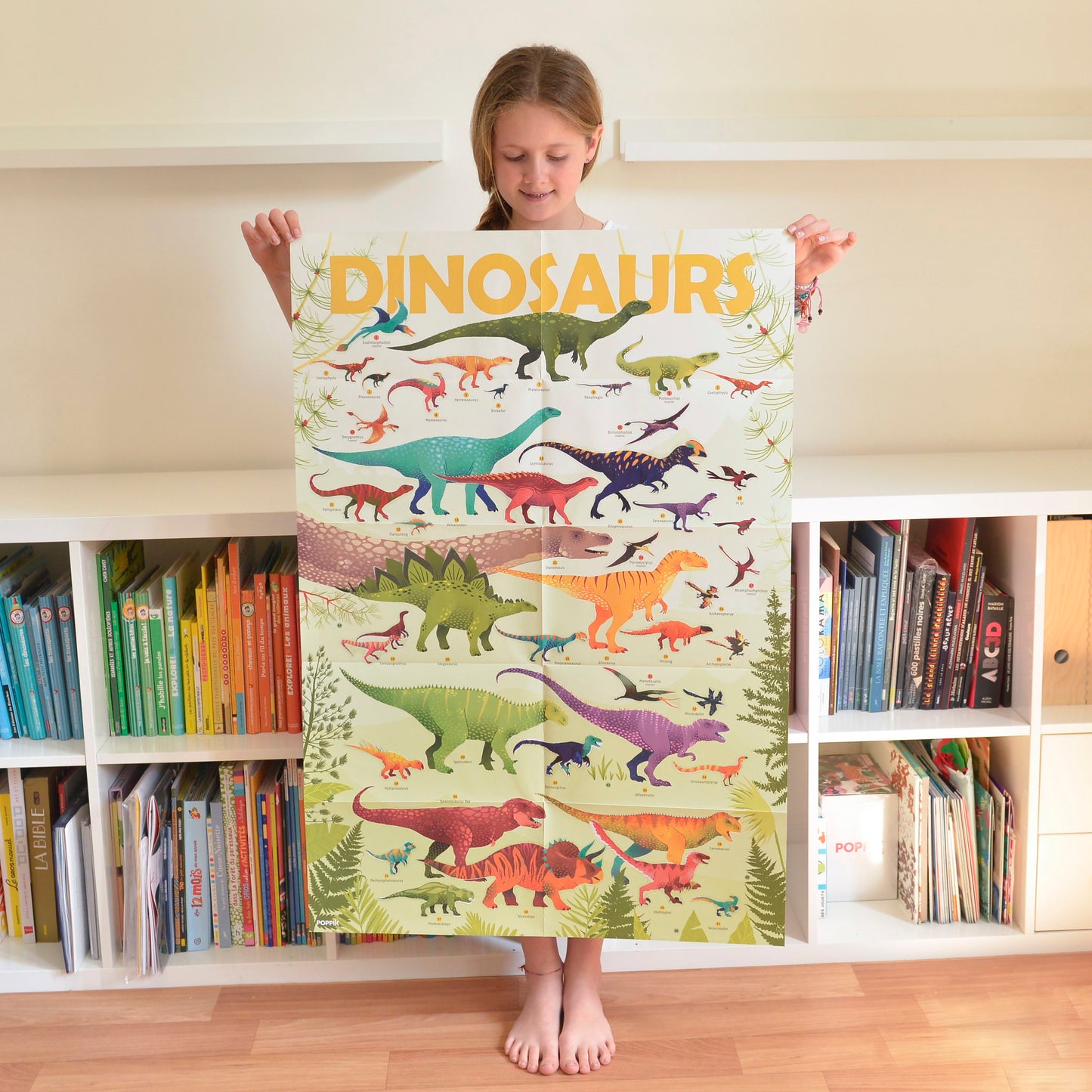 Poppik - Dinosaurs Sticker Poster