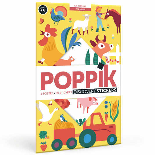 Poppik - Farm Stickers Poster
