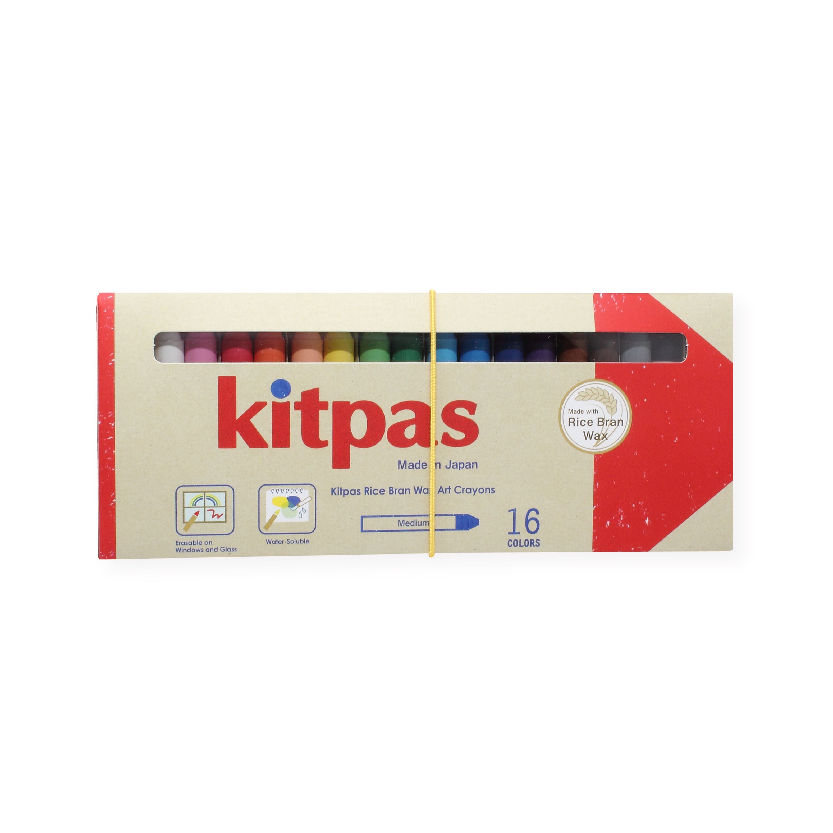 Kitpas Art Crayons - Block 8 Colors