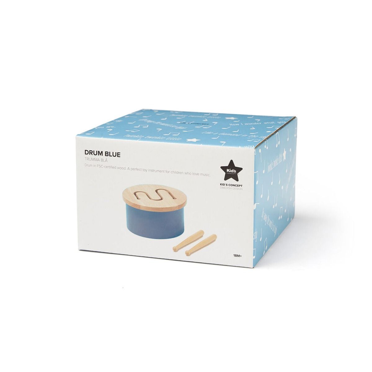 KidsConcept - Drum mini blue