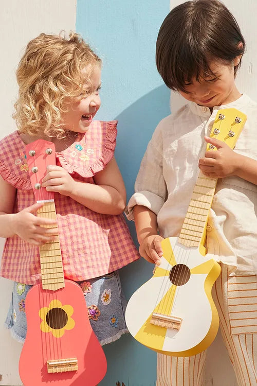 KidsConcept - Toy guitar yellow white