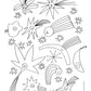 Color Square Christmas Coloring page
