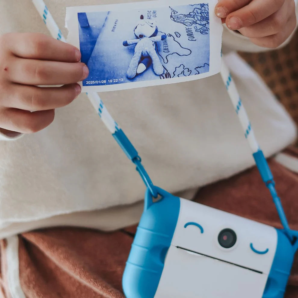 KidyWolf - Kidyprint Thermal printing camera blue