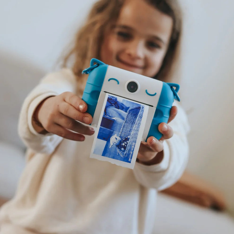 KidyWolf - Kidyprint Thermal printing camera blue