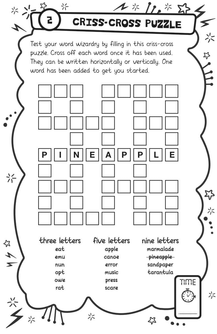 Brain games for bright sparks