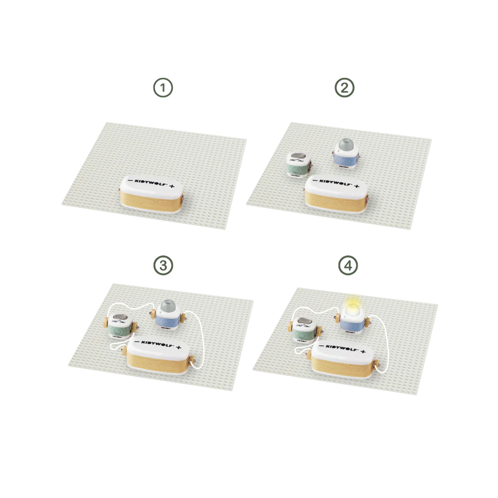 KidyWolf - KIDYELEC STARTER My first electrical kit