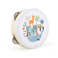 Vilac - Wooden Tambourine animals of the world - Sarah Betz