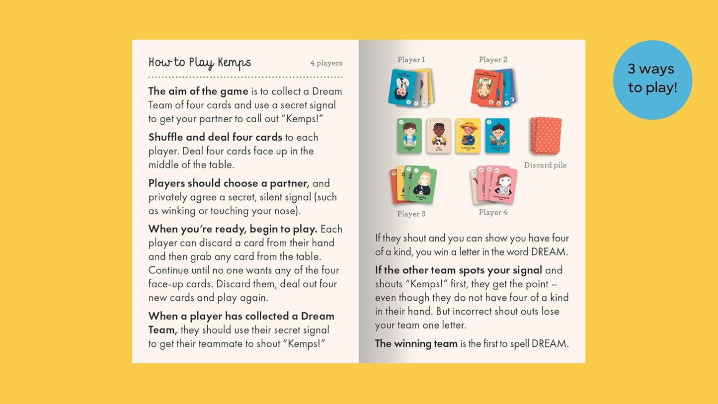 Little People, BIG DREAMS Card Game: Dream Team: A Go-Fish Card Game