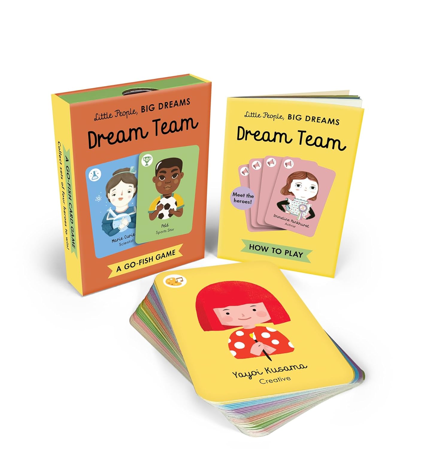 Little People, BIG DREAMS Card Game: Dream Team: A Go-Fish Card Game