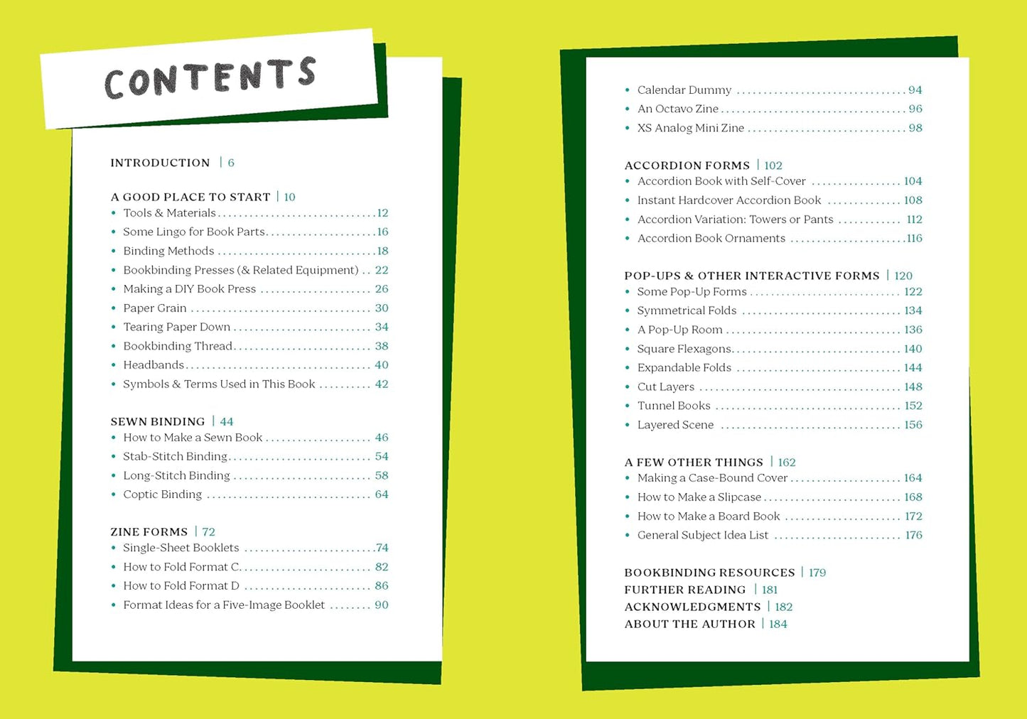 Zine Making and Bookbinding: A Beginner's Guide in 25 Projects