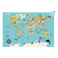 Vilac - World Map Puzzle 500 Pcs Ingela P.Arrhenius