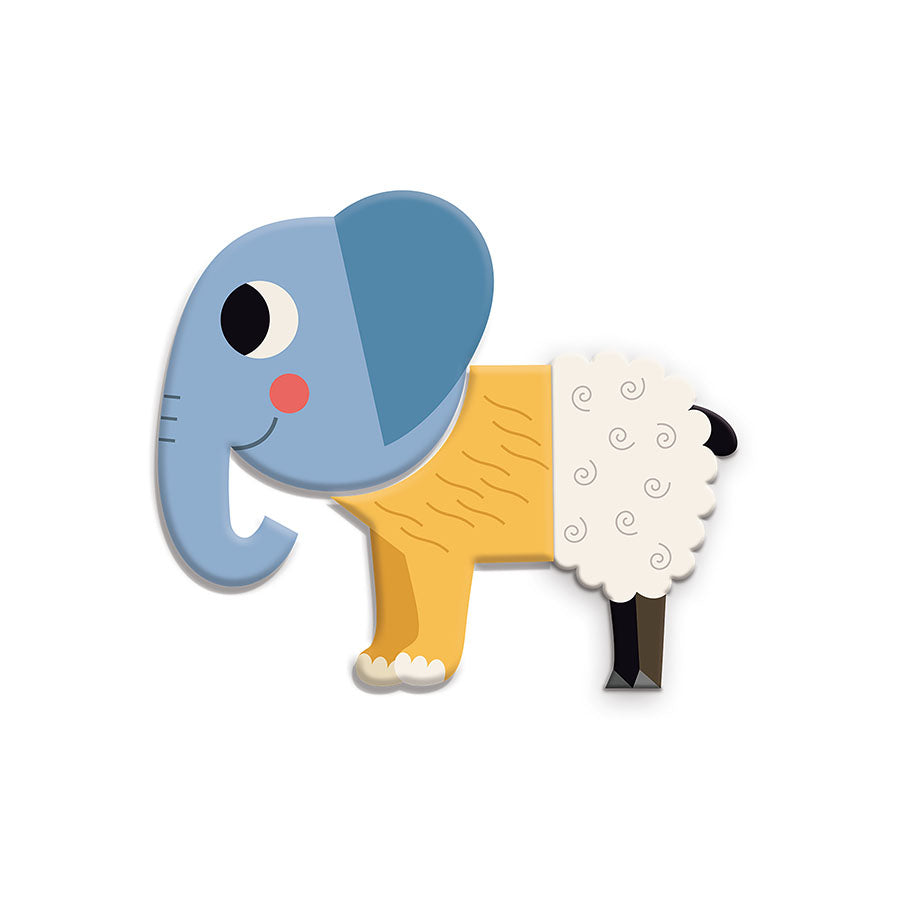 Vilac - Mix and Match Animals (30 wooden magnets - Ingela P. Arrhenius)