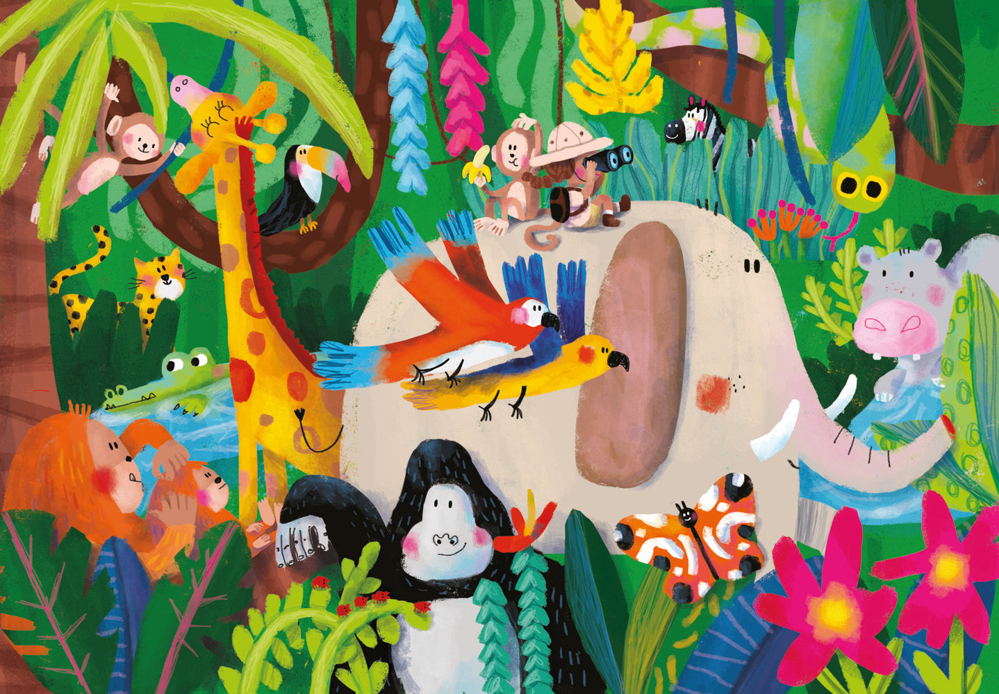 Vilac -Wooden puzzle book - Adventures - Sophia Touliatou