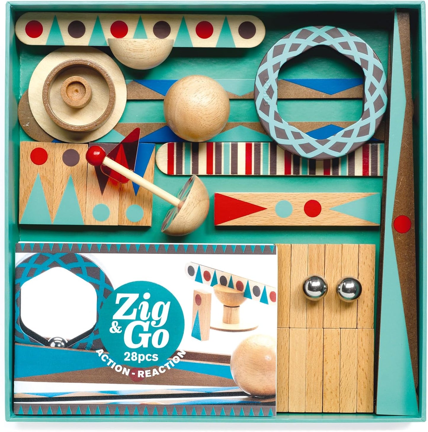 Djeco - Zig & Go Roll (28 Pieces)