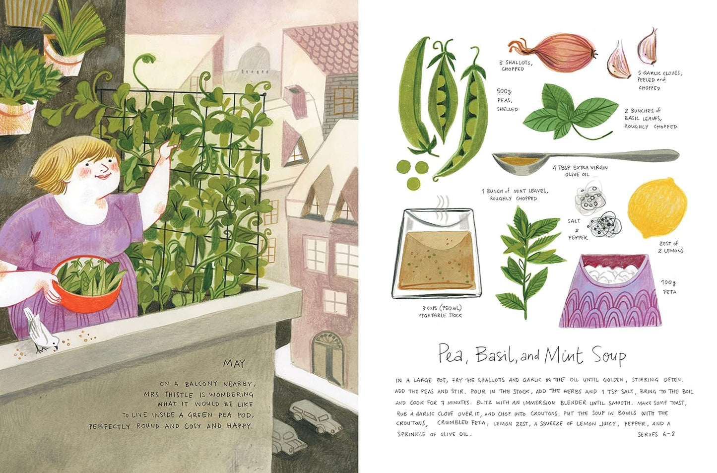 A Year in Fleurville: recipes from balconies, rooftops, and gardens