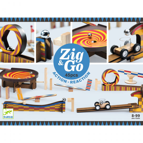 Djeco - Zig & Go Wroom (45 pieces)