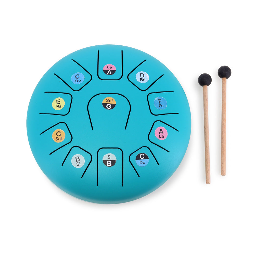 Vilac - 8" Metal Tongue Drum with scores