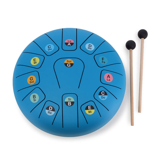 Vilac - 10" Metal Tongue Drum with scores