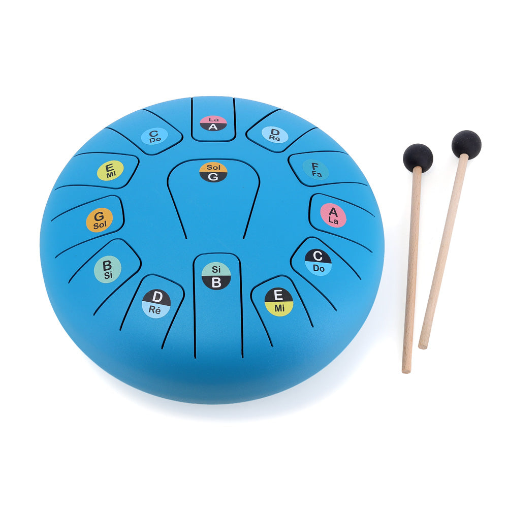Vilac - 10" Metal Tongue Drum with scores