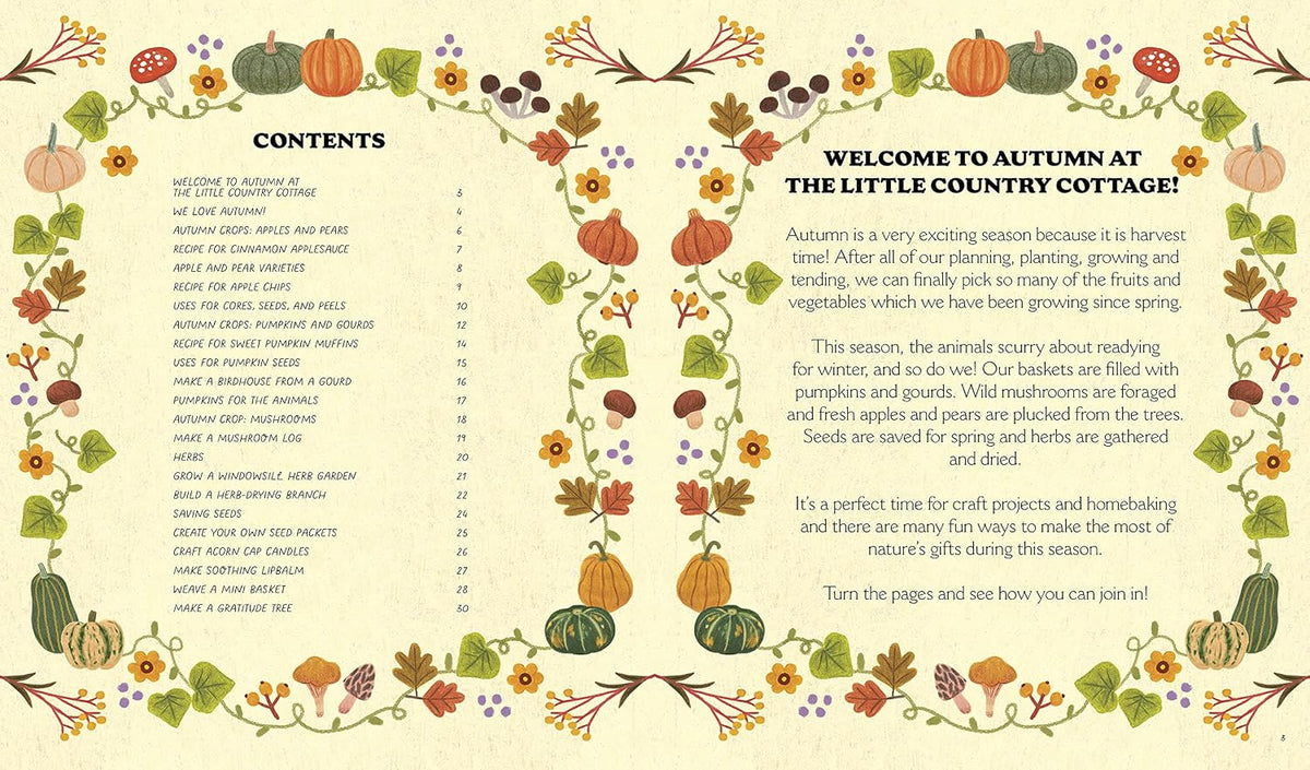 Little Country Cottage: An Autumn Treasury of Recipes, Crafts and Wisdom (soft cover)