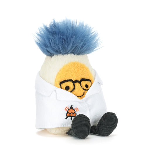 JellyCat - Amuseables Boiled Egg Scientist Outfit