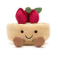 JellyCat - Amuseables Fleurette Tarte Aux Fraises