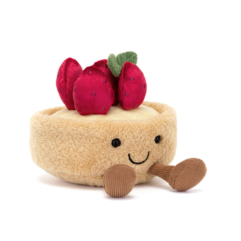 JellyCat - Amuseables Fleurette Tarte Aux Fraises