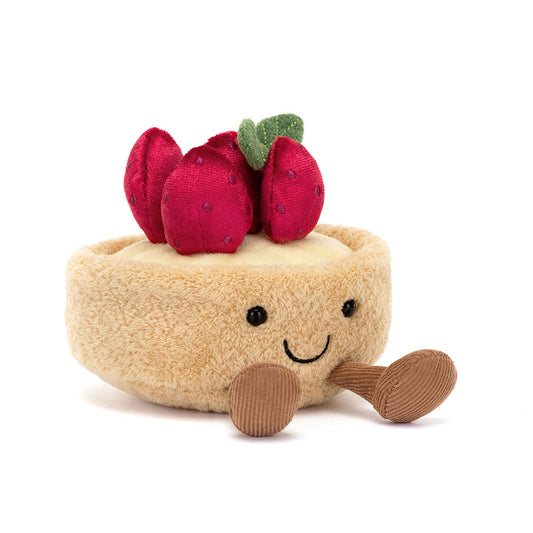 JellyCat - Amuseables Fleurette Tarte Aux Fraises