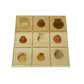 Color Square - Wooden base tic-tac-toe game