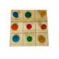 Color Square - Wooden base tic-tac-toe game