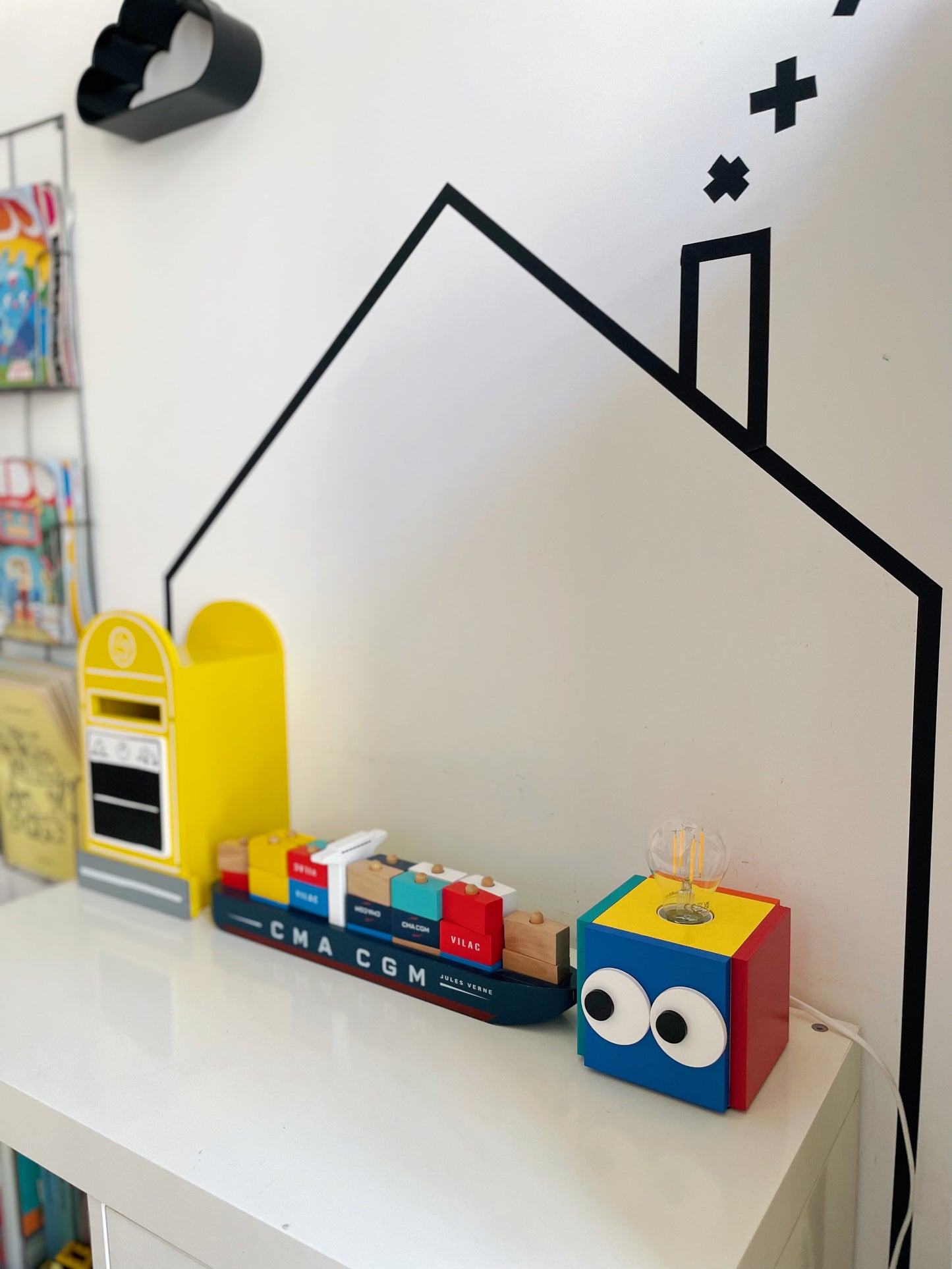 Color Square Cube lamp by BS!COOL'ART