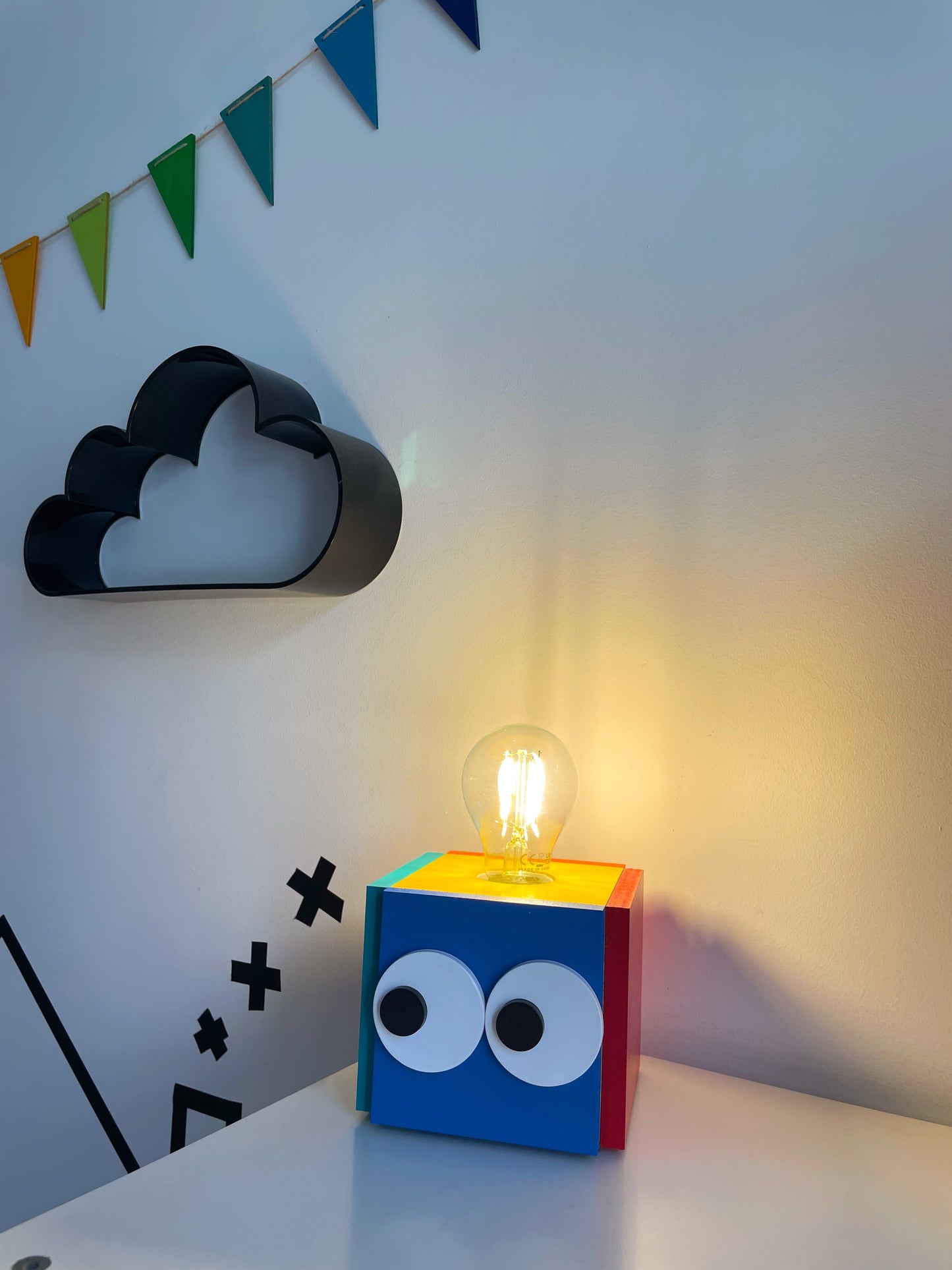 Color Square Cube lamp by BS!COOL'ART